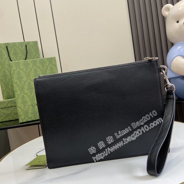 Gucci專櫃古馳2024早春系列最新款手拿包男士手包 jh2457型號：768374